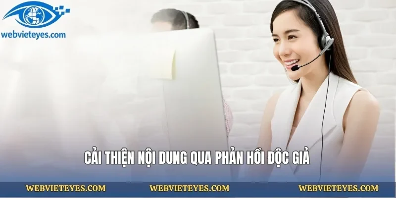 Cải thiện nội dung qua phản hồi độc giả