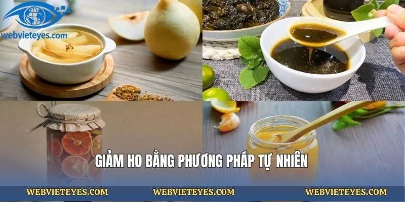 Giảm ho bằng phương pháp tự nhiên