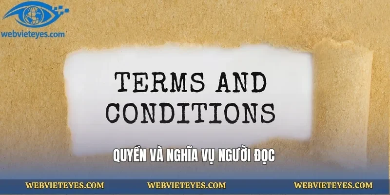 Quyền và nghĩa vụ người đọc