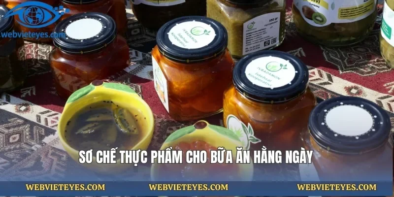 Sơ chế thực phẩm cho bữa ăn hằng ngày