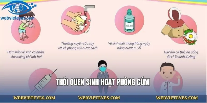 Thói quen sinh hoạt phòng cúm
